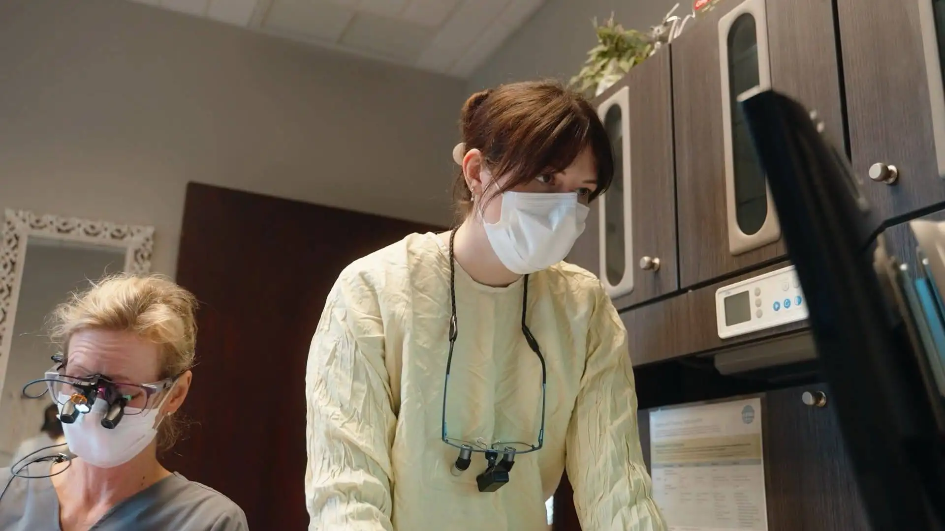 Jensen explains diagnostic salivary testing at Origin Dental Wellness.