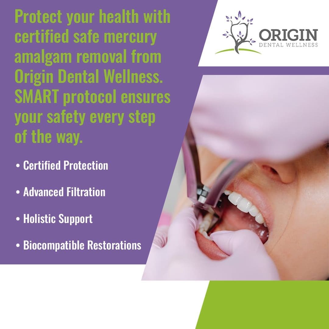 A close-up of a dentist using a dental dam on a patient's mouth.